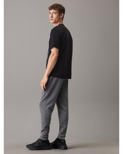 Calvin Klein Gray French Terry Joggers for men