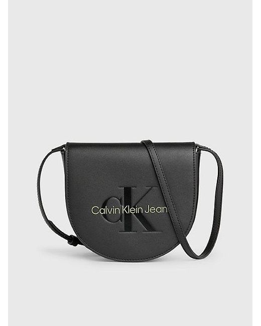 Calvin Klein Black Kleine Crossbody Portemonnaie-Tasche