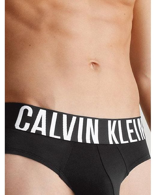 Calvin Klein Black 3 Pack Briefs Intense Power Cotton for men