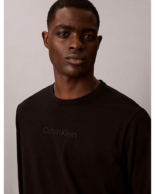 Calvin Klein Black Pyjama Top for men