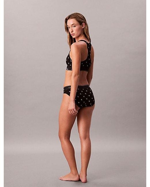 Calvin Klein Black Unlined Bralette Set