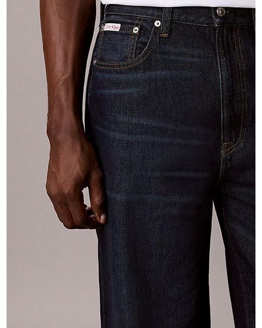 Calvin Klein White Jeans Baggy Jeans for men
