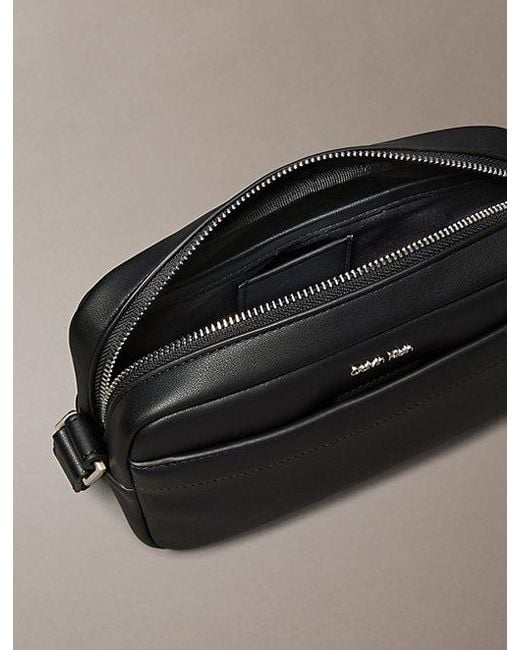 Calvin Klein Black Raised Logo Pouch for men