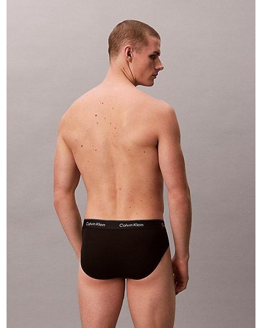 Calvin Klein 3-Pack Slips in het Black voor heren