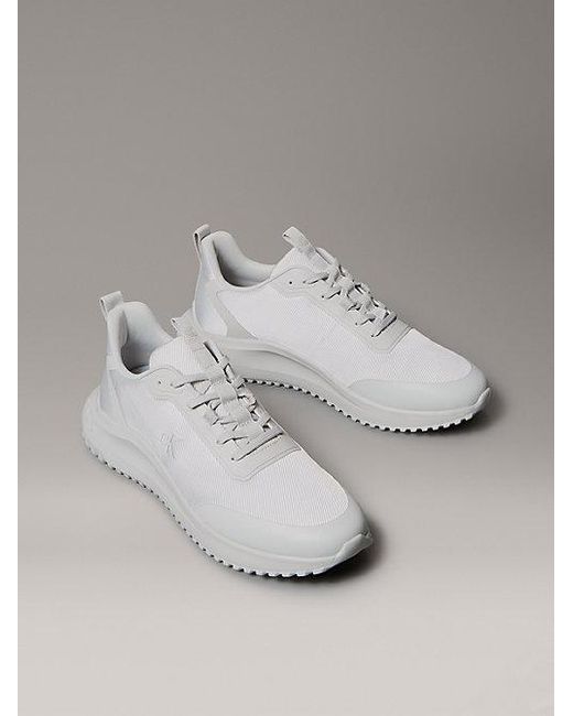 Calvin Klein Metallic Jeans Breathable Mesh Ultralight Trainers for men