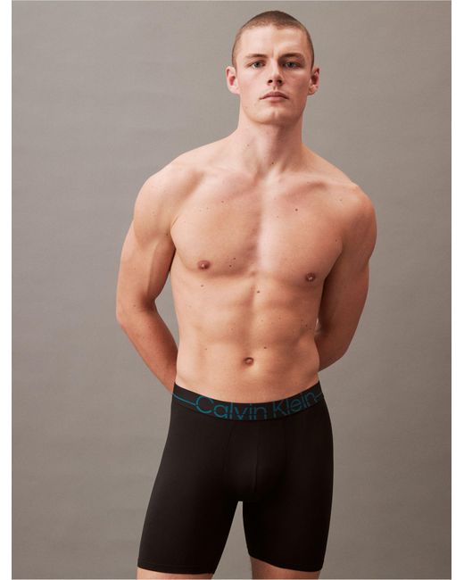 Calvin Klein Gray Pro Fit 3-pack Long Boxer Brief for men