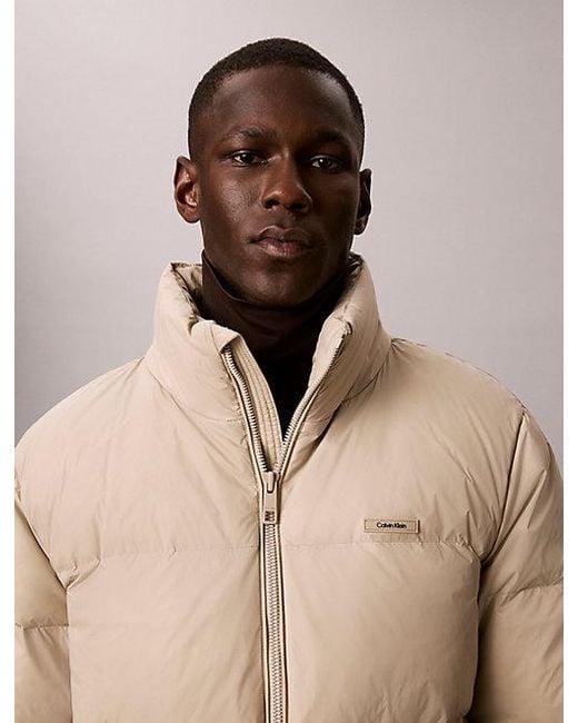 Calvin Klein Natural Down Puffer Jacket for men