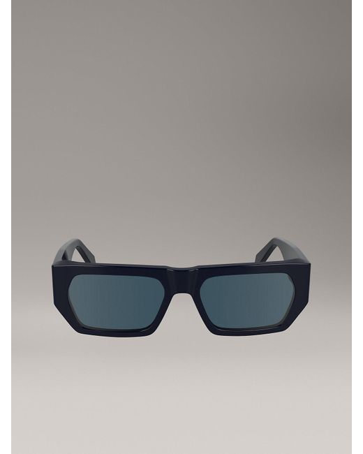 Calvin Klein Gray Modified Rectangle Sunglasses Ckj24625S
