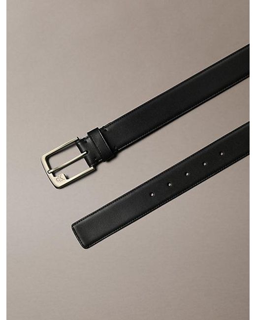 Calvin Klein Multicolor Monogram Frame Buckle Belt for men