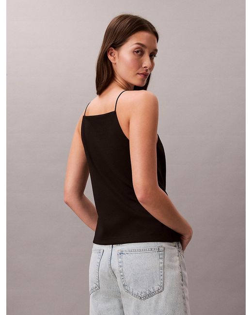 Calvin Klein Black Milano Jersey Cami Top