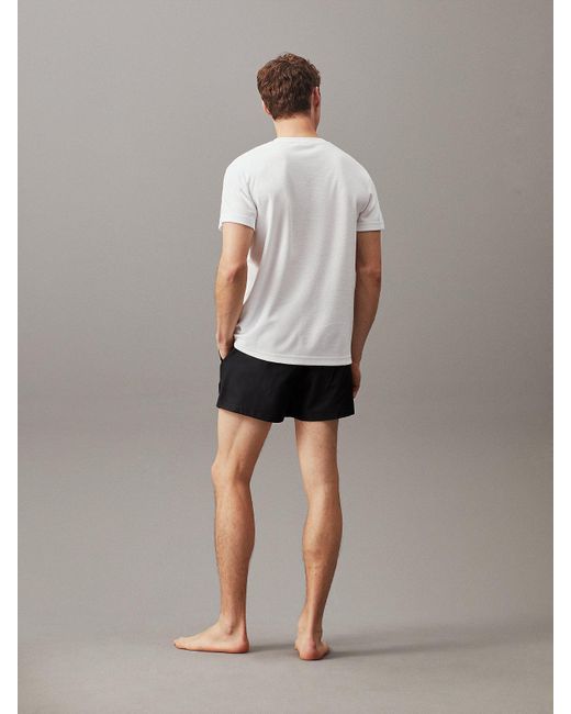 Calvin Klein Gray Towelling Beach T-shirt for men
