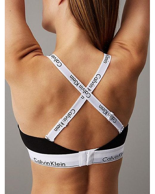 Calvin Klein Black Bralette Modern Cotton