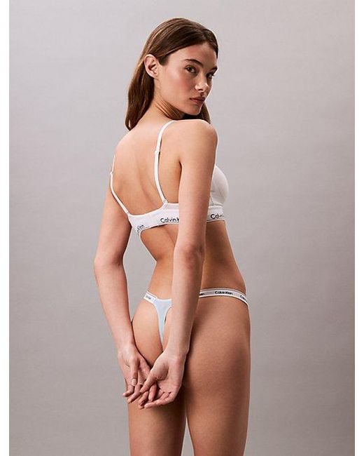 Calvin Klein Multicolor Dipped String Thong Icon Logo
