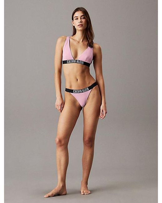 Calvin Klein Brown Brazilian Bikini Bottoms Intense Power