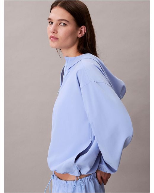 Calvin Klein Blue Calvin Klein Woven Parachute Jacket