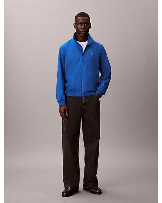 Calvin Klein Blue Jeans Technical Zip Up Jacket for men