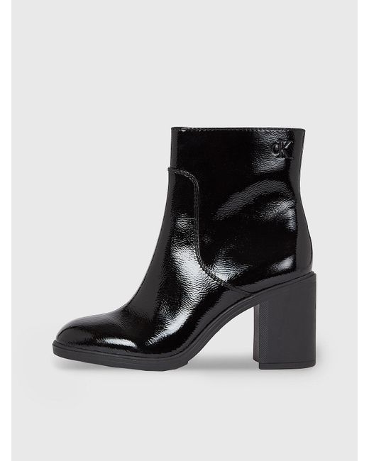 Calvin klein hotsell patent leather boots