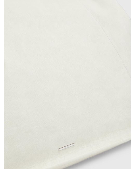 Calvin Klein White Large Tote Bag
