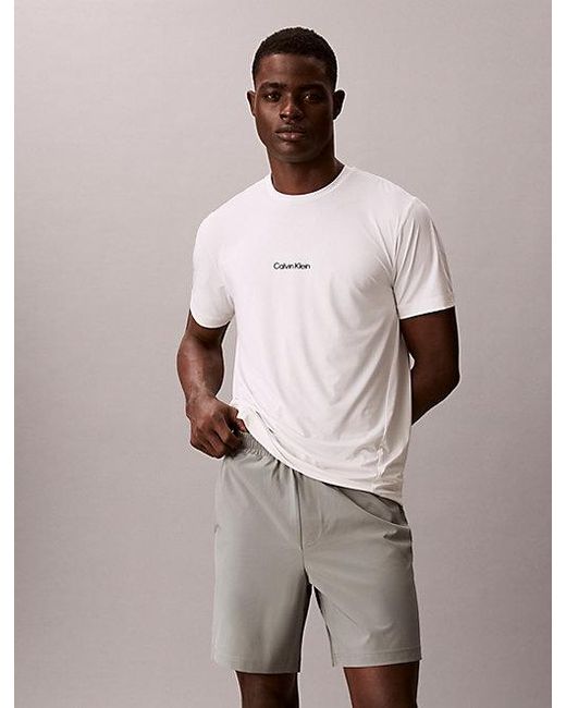 Calvin Klein Multicolor Sport Water Repellent Performance Gym Shorts for men