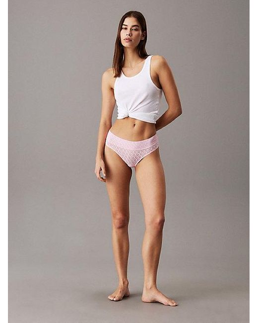 Calvin Klein Brazilian Slip in het White