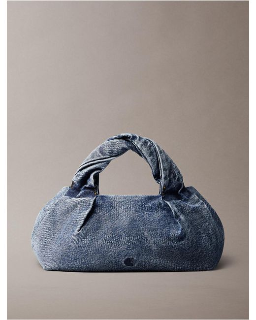Calvin Klein Blue Calvin Klein Twisted Crossbody Bag