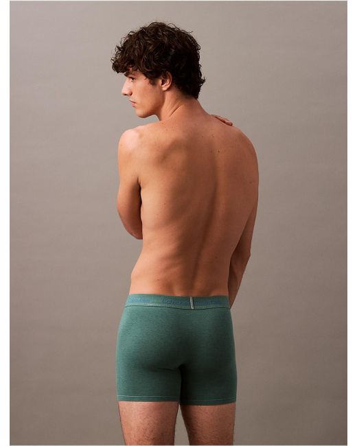 Calvin Klein Icon Cotton Stretch Marble Boxer Brief for Men | Lyst