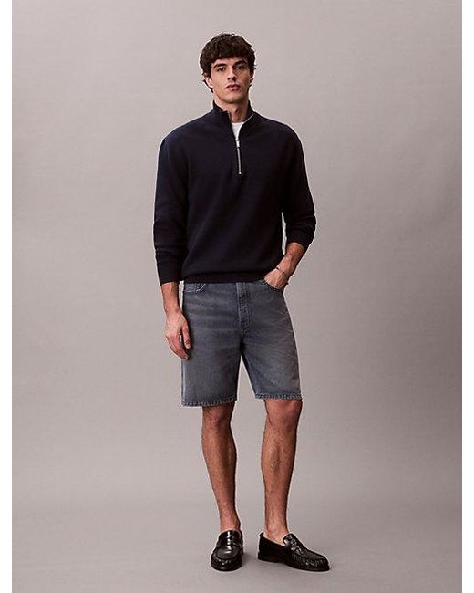 Calvin Klein Blue Jeans 90S Relaxed Denim Shorts for men