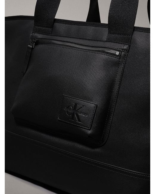 Calvin Klein Gray Weekend Bag for men