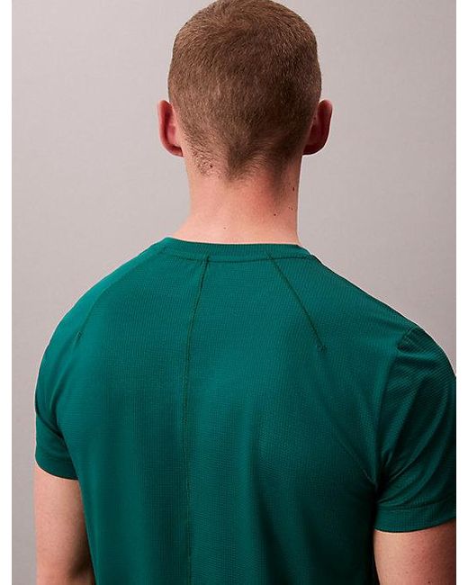 Calvin Klein Green Sport Breathable Quick Dry Gym T-Shirt for men