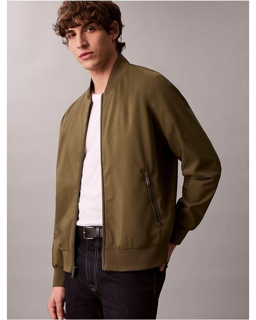 Calvin Klein Multicolor Matte Bomber Jacket for men
