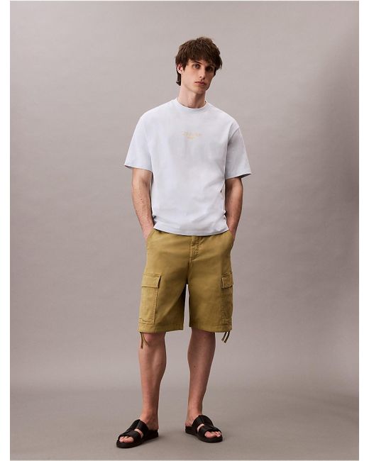 Tシャツ・カットソー   Men's Regular Fit CKJ Back Logo Graphic Short S Amazon.com: Calvin Klein Short Sleeve Monogram Logo T-Shirt