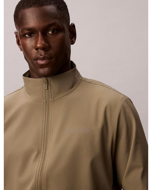 Calvin Klein Natural Performance Zip-Up Windbreaker for men