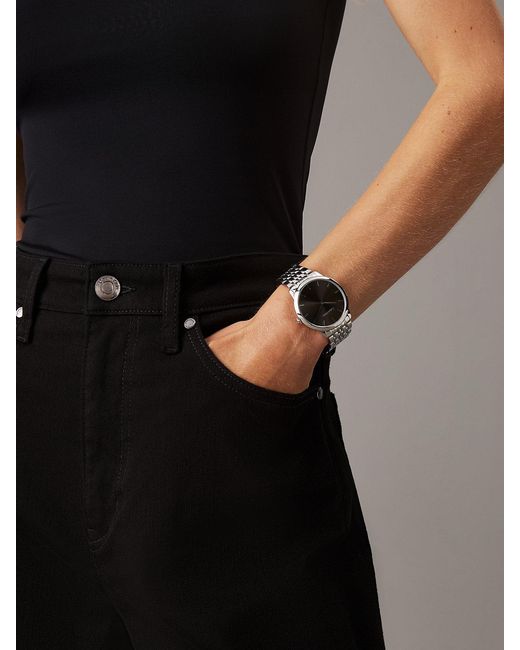 Calvin Klein Gray Sunray Dial Bracelet Watch