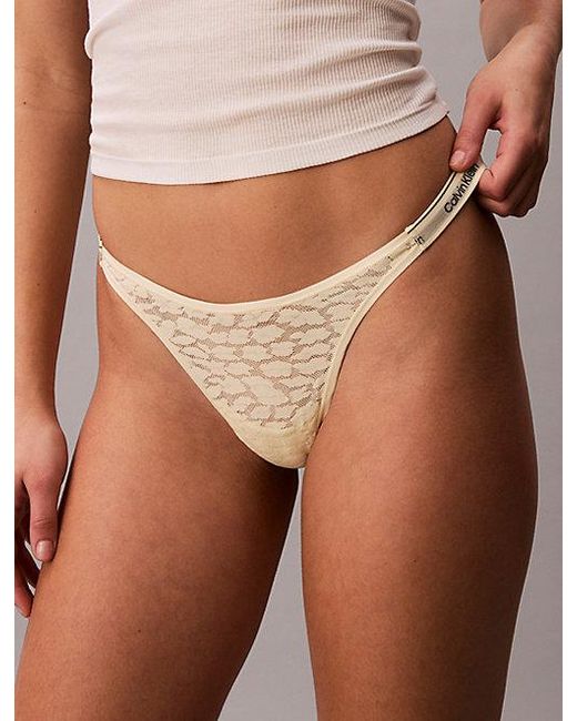 Calvin Klein Lage String in het Multicolor