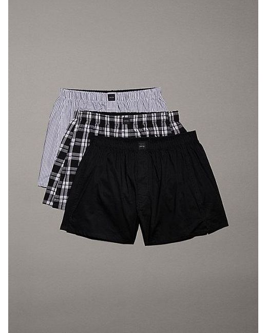 Calvin Klein Blue 3 Pack Boxers for men