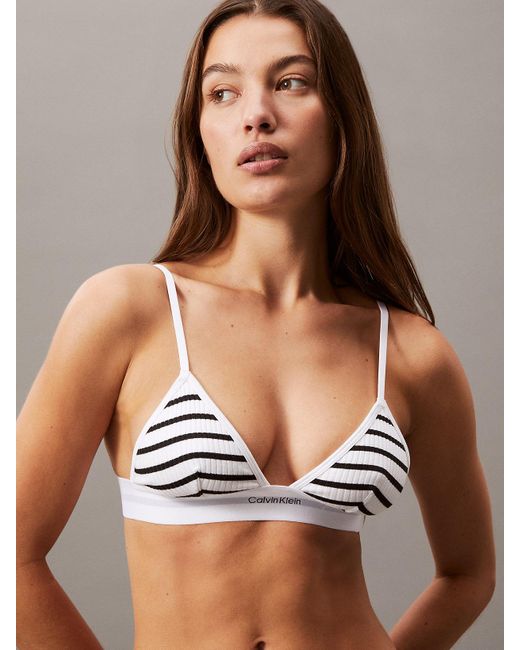 Soutien-Gorge Triangle Calvin Klein en coloris Multicolor