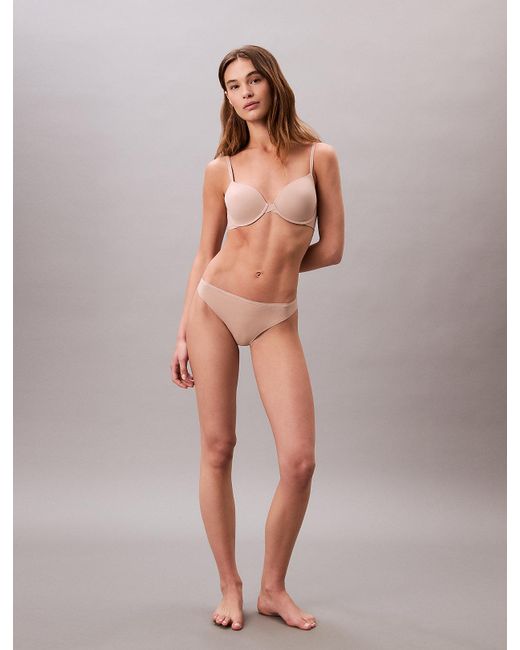 Calvin Klein Brown Lightly Lined Full Coverage Bra