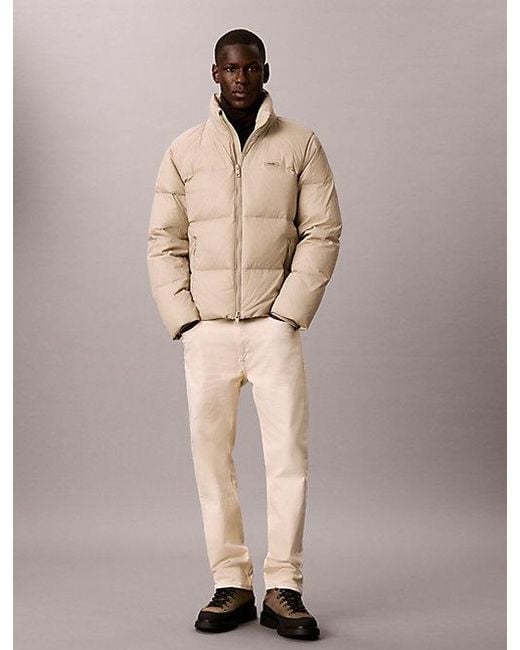 Calvin Klein Natural Down Puffer Jacket for men