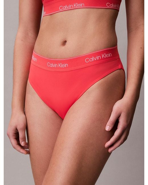 Calvin Klein Red Bikini Bottoms