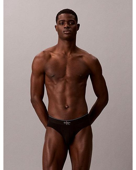 Calvin Klein 3-Pack Slip in het Black voor heren