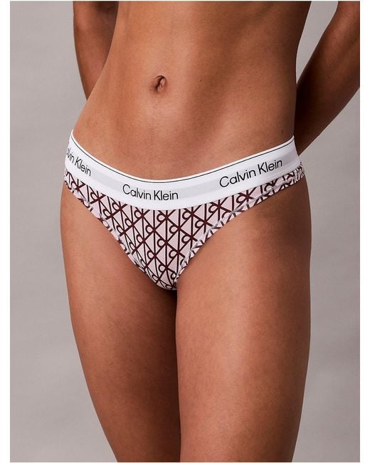 Calvin Klein Multicolor Thong Icon Cotton Modal