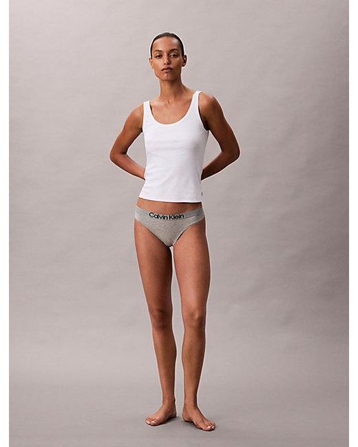 Calvin Klein White Bikini Briefs Maximum Cotton