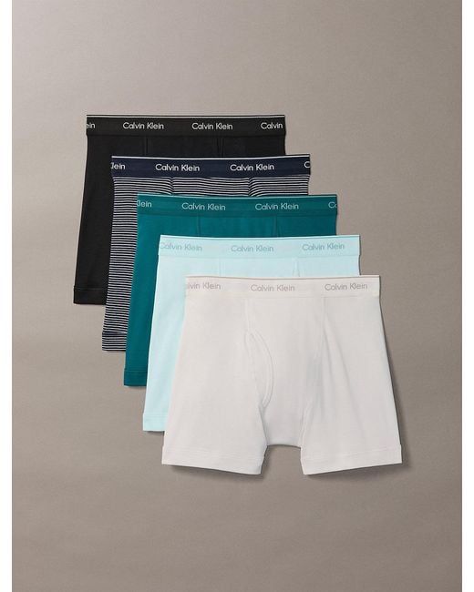 Calvin Klein Multicolor Cotton Classics 5-Pack Boxer Brief for men