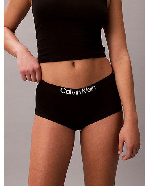 Calvin Klein Black 3 Pack Boy Shorts
