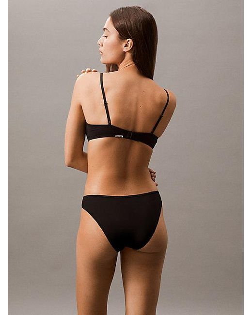 Calvin Klein Brown Demi T-Shirt Bra Cotton Modal Bare