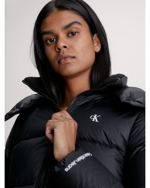 Calvin Klein Down Puffer Jacket in Black | Lyst UK