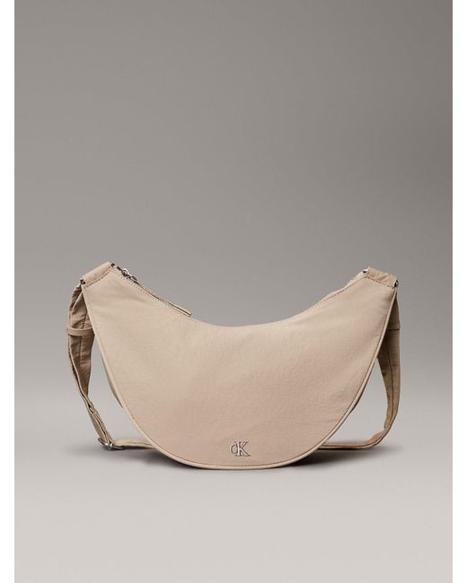 Calvin Klein Natural Sling Hobo Bag