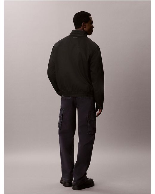 Calvin Klein Black Cotton Nylon Jacket for men