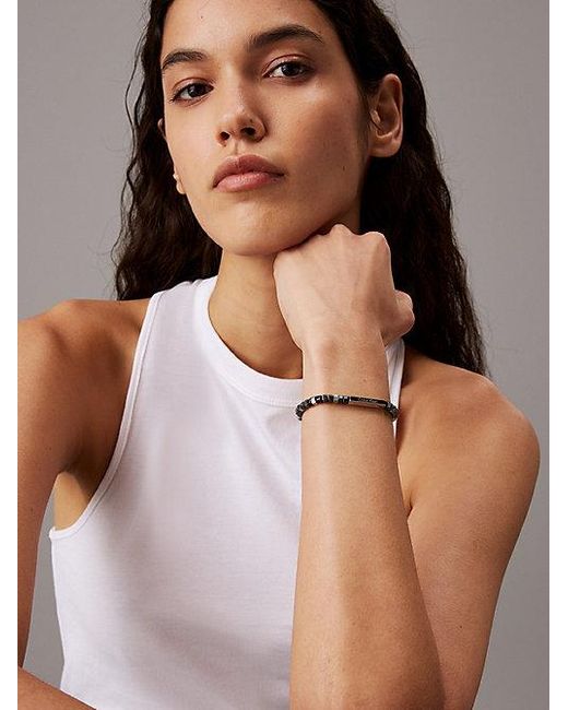 Calvin Klein Multicolor Adjustable Beaded Bracelet