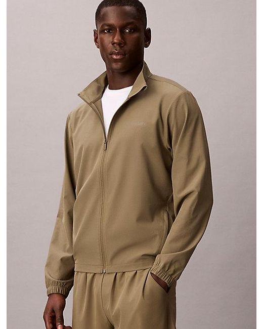 Calvin Klein Natural Sport Performance Zip Up Windbreaker for men